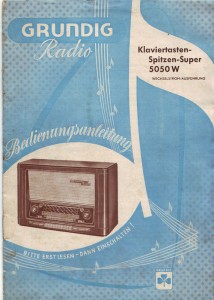 Bedienungsanleitung Grundig 5050W