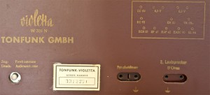 Tonfunk Violetta W331N