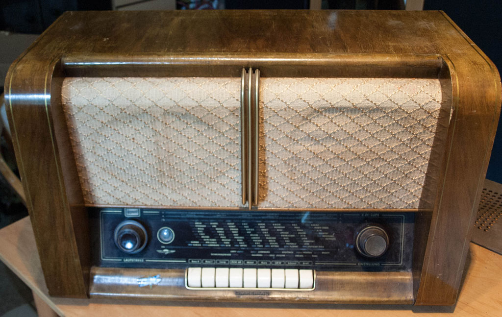 Das Radio mit der Nase Meine Röhrenradios aus den 50er