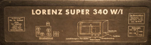 Lorenz Super 340-W1